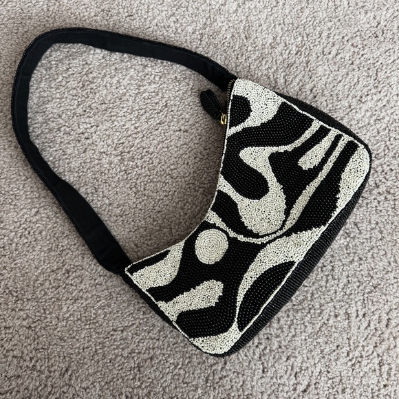 Asymmetric Beaded Shoulder Bag by Anthropologie - Picture 3 of 5